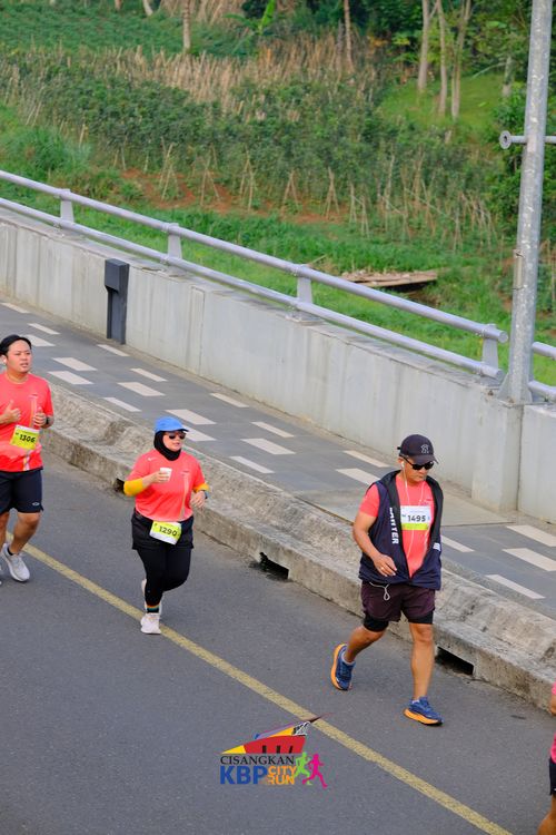 Race photo from CISANGKAN KBP CITY RUN 2025