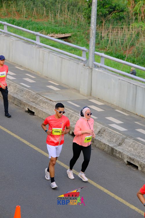 Race photo from CISANGKAN KBP CITY RUN 2025