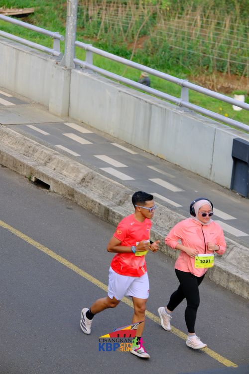 Race photo from CISANGKAN KBP CITY RUN 2025