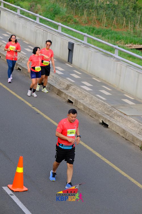Race photo from CISANGKAN KBP CITY RUN 2025