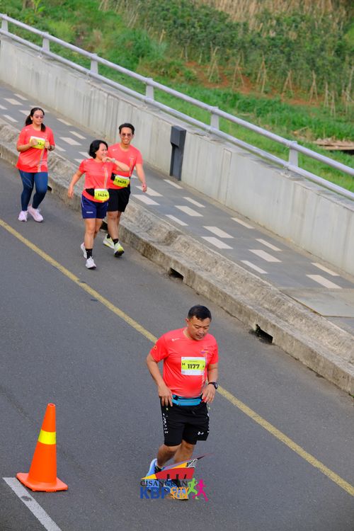 Race photo from CISANGKAN KBP CITY RUN 2025