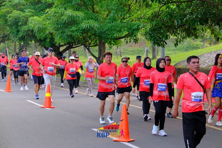 Race photo from CISANGKAN KBP CITY RUN 2025