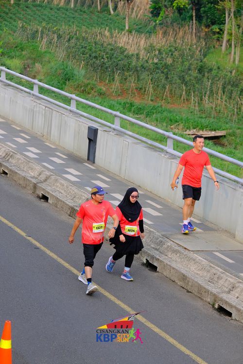 Race photo from CISANGKAN KBP CITY RUN 2025
