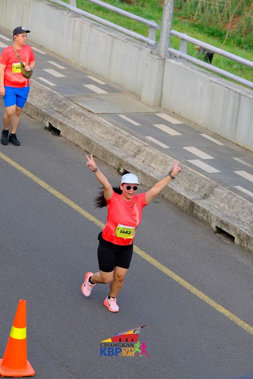 Race photo from CISANGKAN KBP CITY RUN 2025