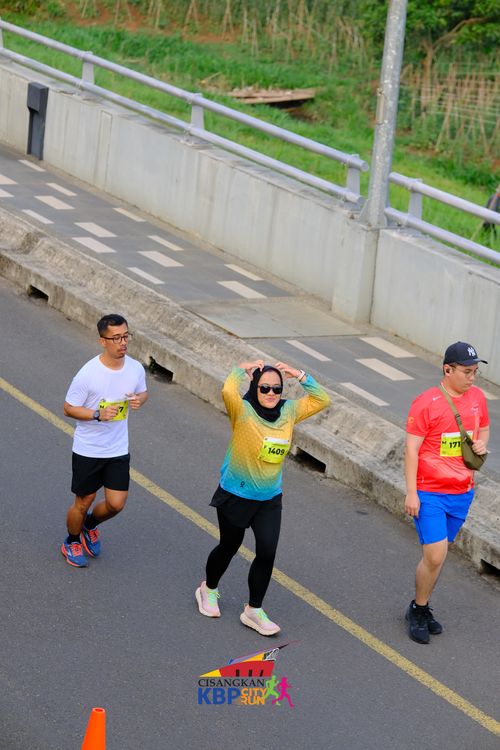 Race photo from CISANGKAN KBP CITY RUN 2025