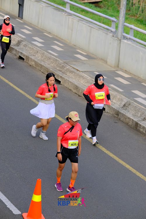 Race photo from CISANGKAN KBP CITY RUN 2025