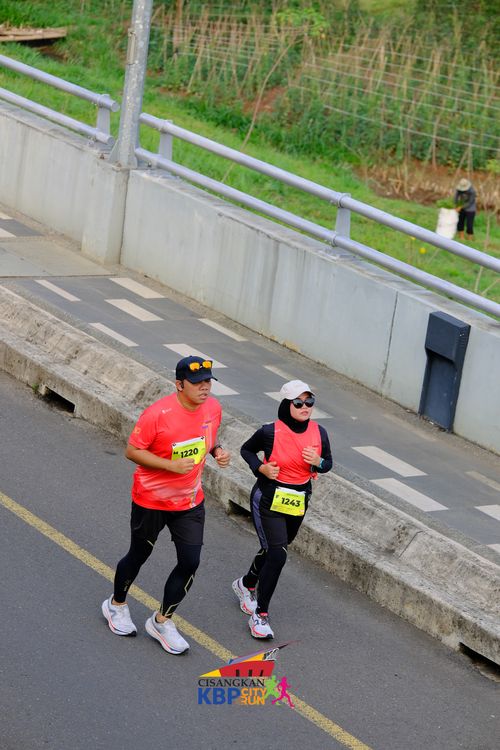 Race photo from CISANGKAN KBP CITY RUN 2025