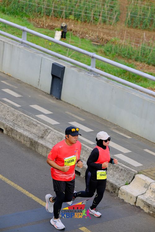Race photo from CISANGKAN KBP CITY RUN 2025