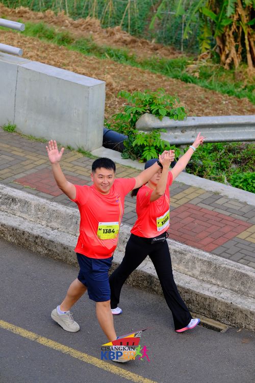 Race photo from CISANGKAN KBP CITY RUN 2025