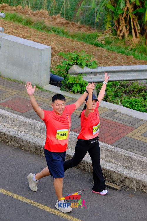 Race photo from CISANGKAN KBP CITY RUN 2025