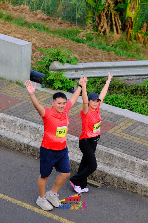 Race photo from CISANGKAN KBP CITY RUN 2025