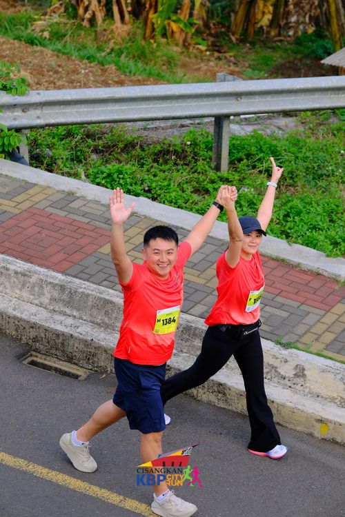 Race photo from CISANGKAN KBP CITY RUN 2025