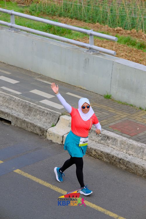 Race photo from CISANGKAN KBP CITY RUN 2025