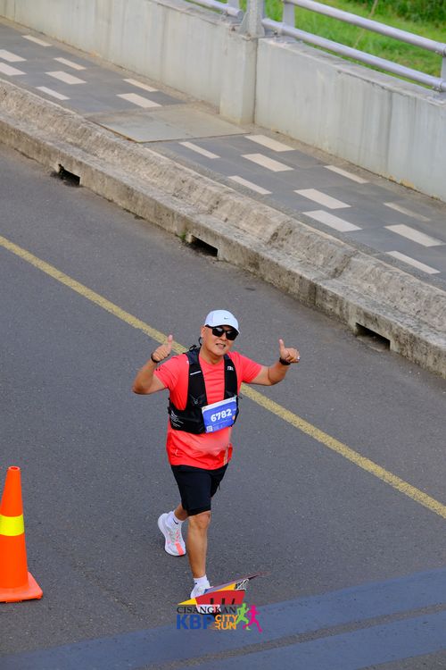 Race photo from CISANGKAN KBP CITY RUN 2025