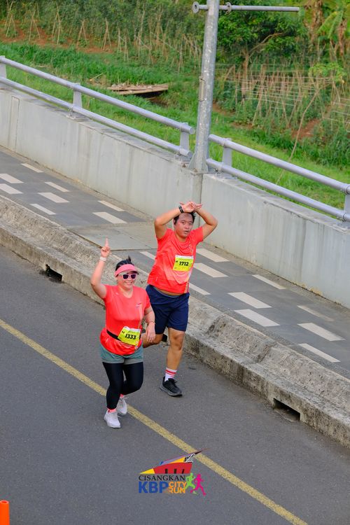 Race photo from CISANGKAN KBP CITY RUN 2025