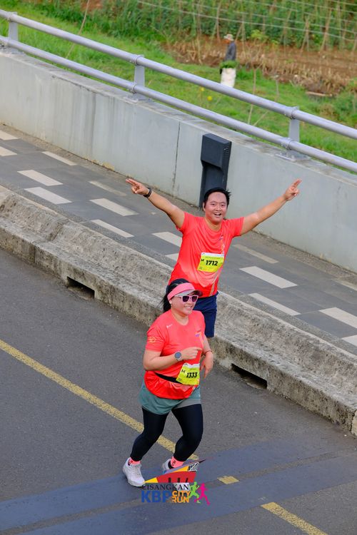 Race photo from CISANGKAN KBP CITY RUN 2025