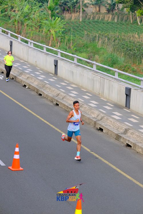 Race photo from CISANGKAN KBP CITY RUN 2025