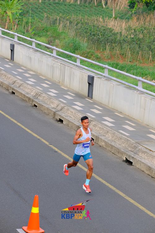 Race photo from CISANGKAN KBP CITY RUN 2025
