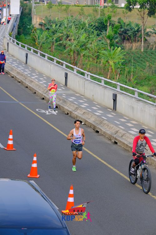 Race photo from CISANGKAN KBP CITY RUN 2025