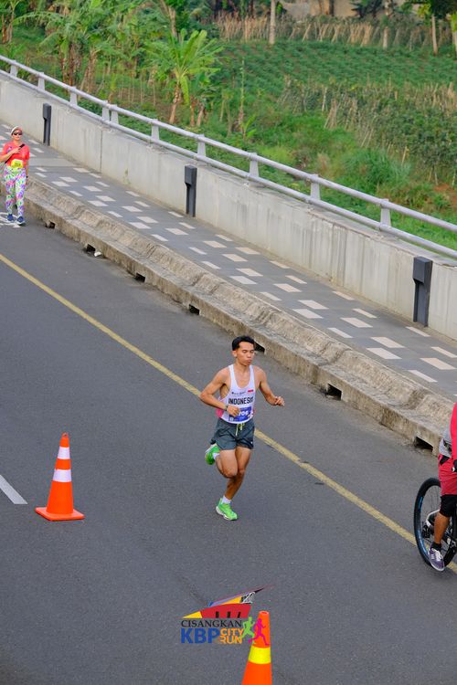 Race photo from CISANGKAN KBP CITY RUN 2025