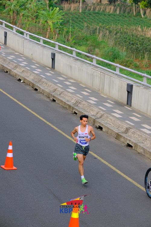 Race photo from CISANGKAN KBP CITY RUN 2025