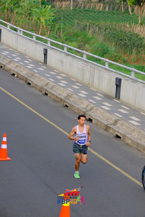 Race photo from CISANGKAN KBP CITY RUN 2025