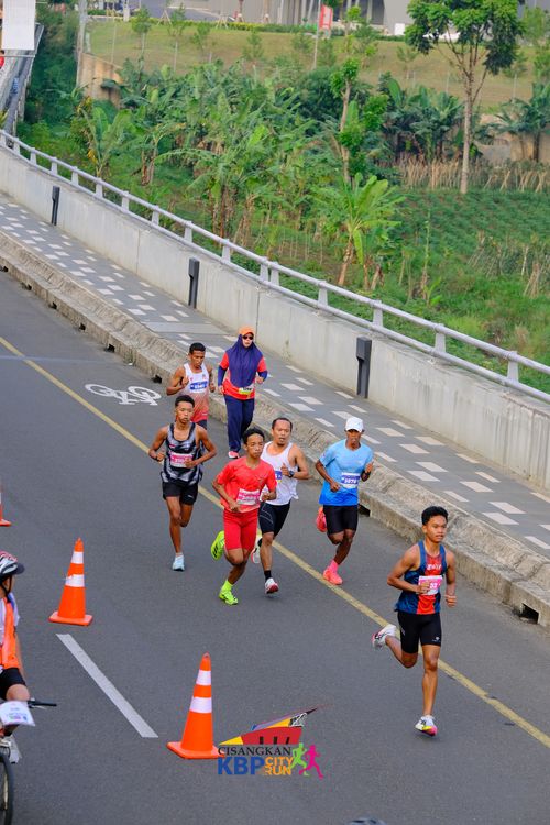 Race photo from CISANGKAN KBP CITY RUN 2025