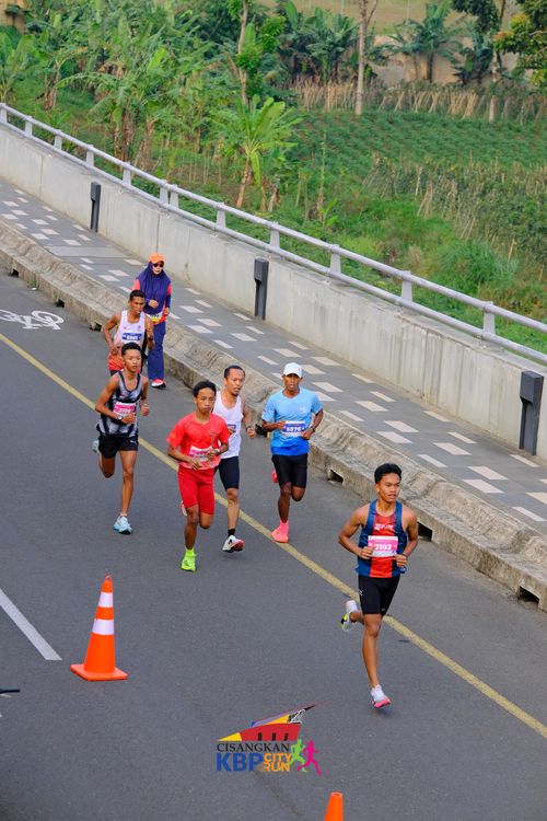 Race photo from CISANGKAN KBP CITY RUN 2025