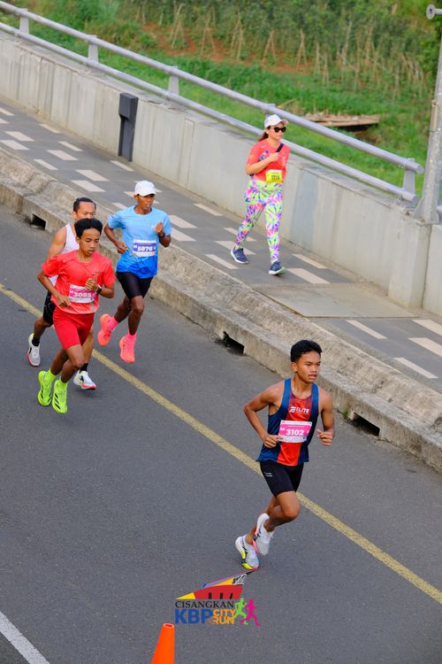 Race photo from CISANGKAN KBP CITY RUN 2025