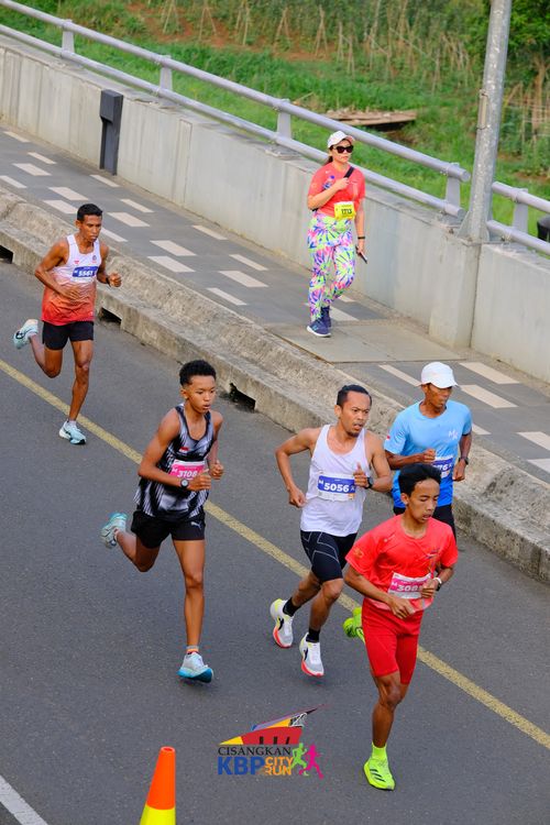 Race photo from CISANGKAN KBP CITY RUN 2025
