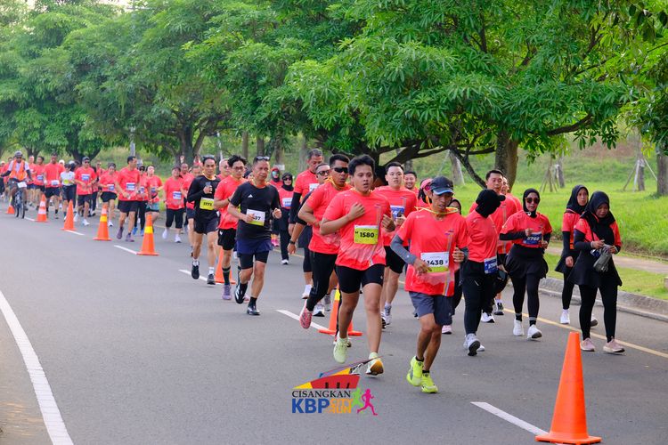 Race photo from CISANGKAN KBP CITY RUN 2025