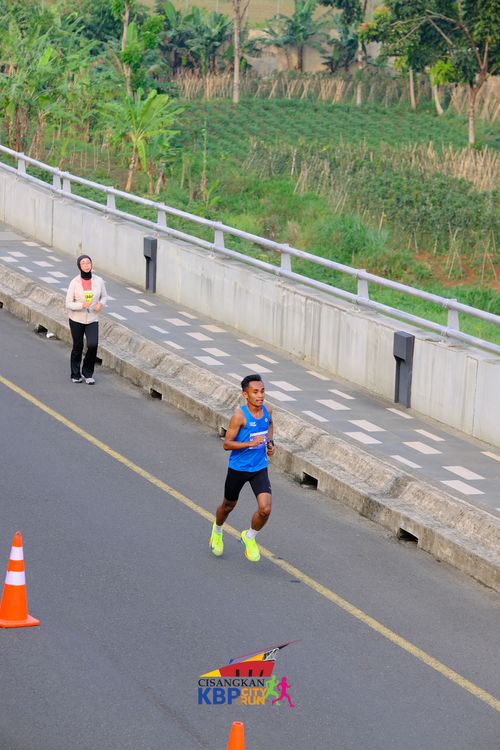 Race photo from CISANGKAN KBP CITY RUN 2025