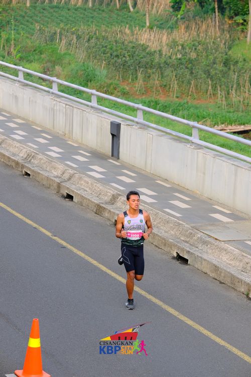 Race photo from CISANGKAN KBP CITY RUN 2025