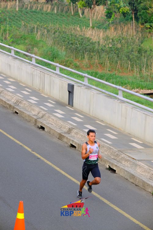 Race photo from CISANGKAN KBP CITY RUN 2025