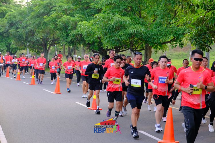 Race photo from CISANGKAN KBP CITY RUN 2025