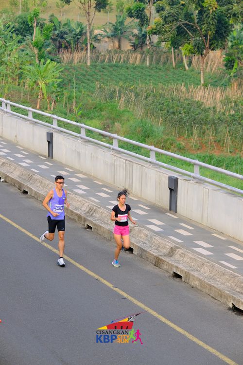 Race photo from CISANGKAN KBP CITY RUN 2025