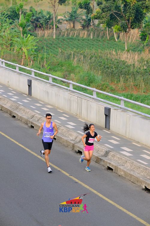 Race photo from CISANGKAN KBP CITY RUN 2025