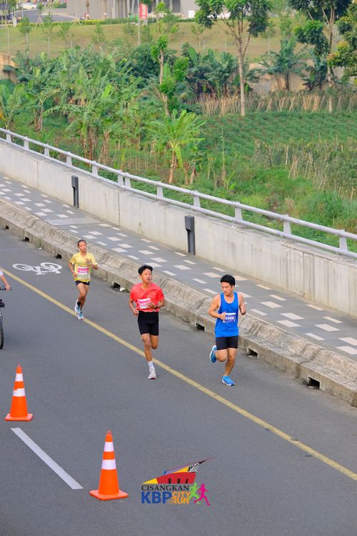 Race photo from CISANGKAN KBP CITY RUN 2025