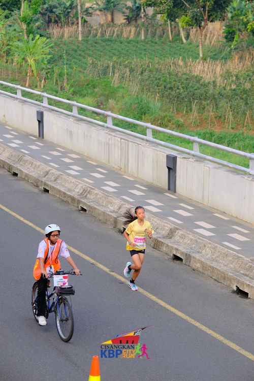 Race photo from CISANGKAN KBP CITY RUN 2025
