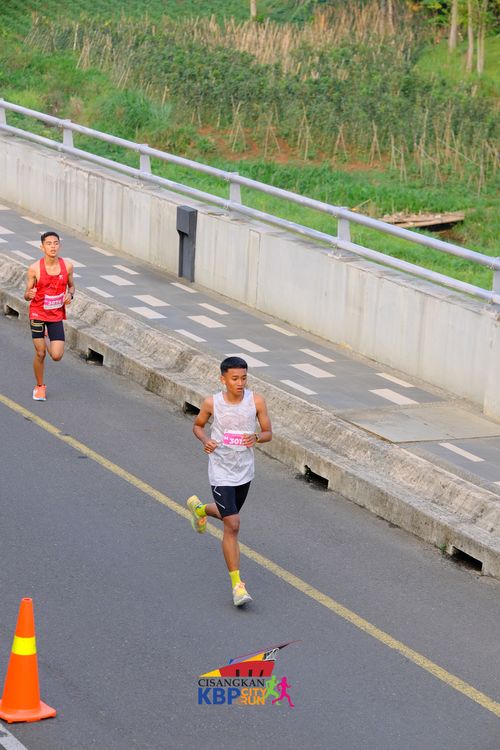 Race photo from CISANGKAN KBP CITY RUN 2025
