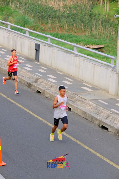 Race photo from CISANGKAN KBP CITY RUN 2025