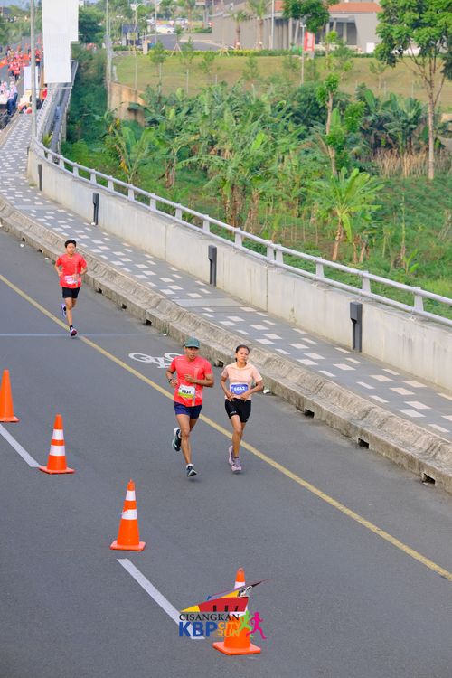 Race photo from CISANGKAN KBP CITY RUN 2025