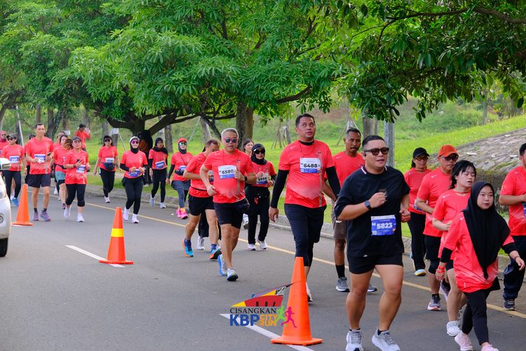 Race photo from CISANGKAN KBP CITY RUN 2025
