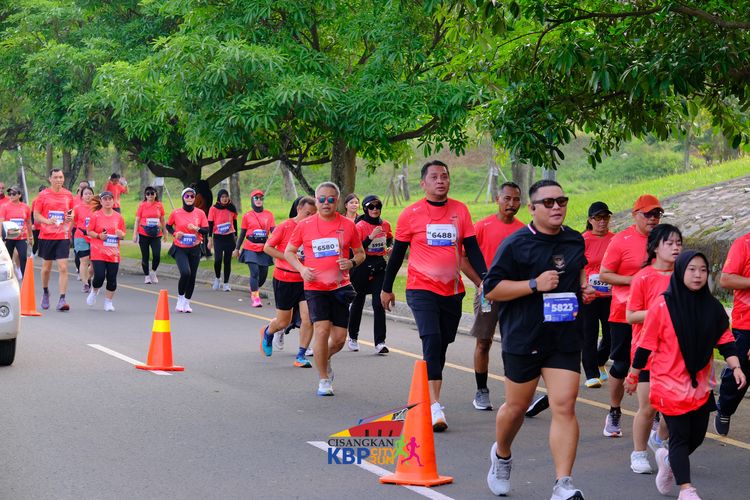 Race photo from CISANGKAN KBP CITY RUN 2025