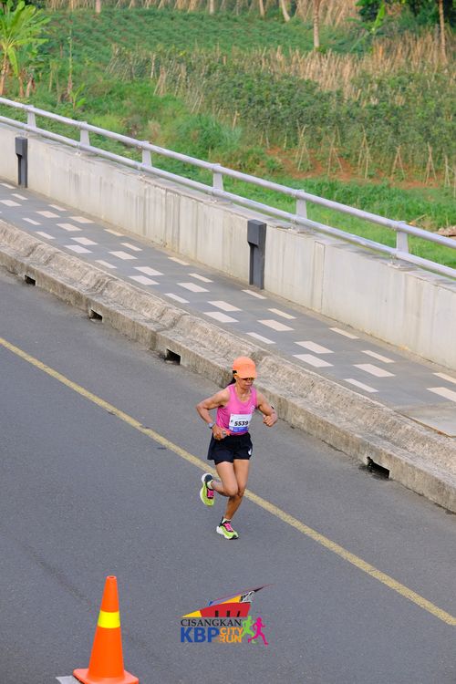 Race photo from CISANGKAN KBP CITY RUN 2025