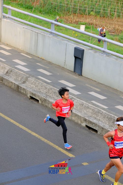 Race photo from CISANGKAN KBP CITY RUN 2025