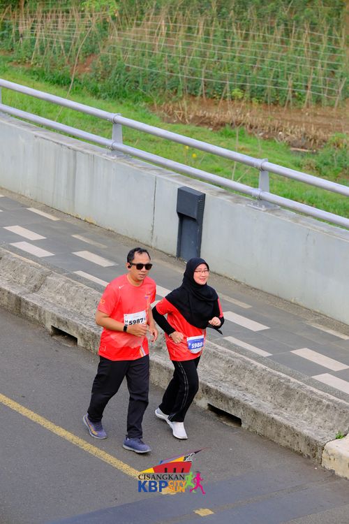 Race photo from CISANGKAN KBP CITY RUN 2025