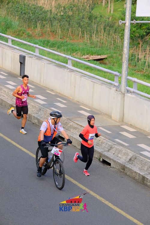 Race photo from CISANGKAN KBP CITY RUN 2025