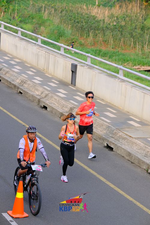 Race photo from CISANGKAN KBP CITY RUN 2025