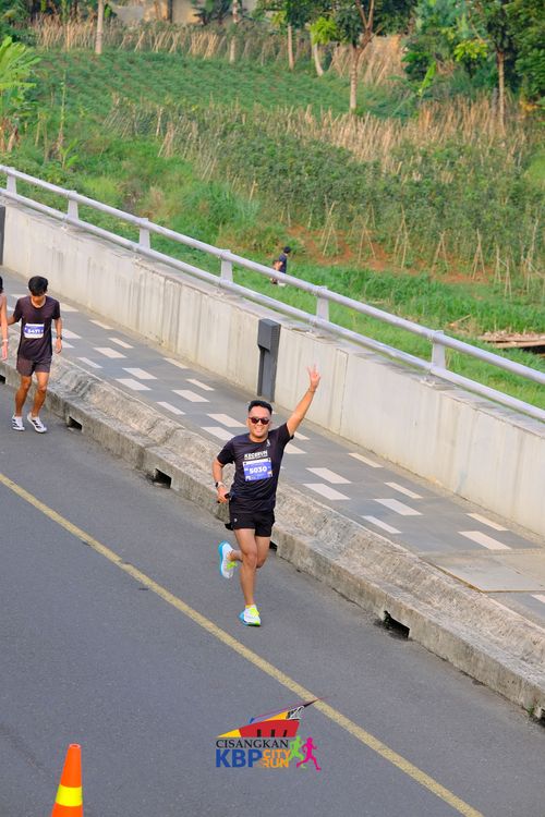 Race photo from CISANGKAN KBP CITY RUN 2025